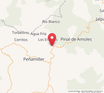 Map of Camargo, Querétaro