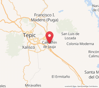 Map of Camichín de Jauja, Nayarit