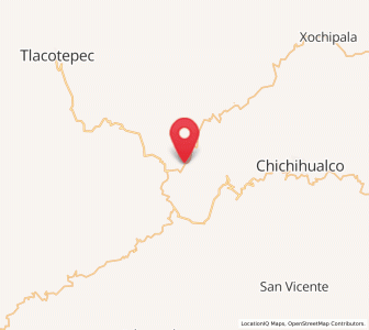 Map of Campo de Aviación, Guerrero