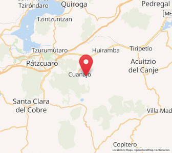 Map of Canacucho, Michoacán