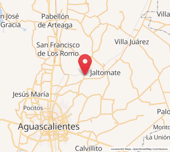 Map of Cañada Honda, Aguascalientes