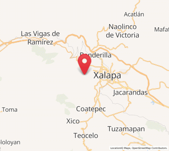 Map of Cañada Larga, Veracruz