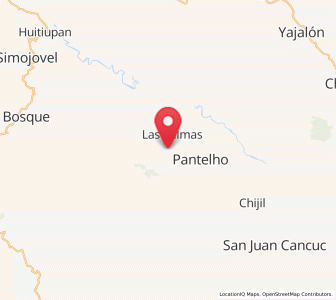 Map of Canolal, Chiapas