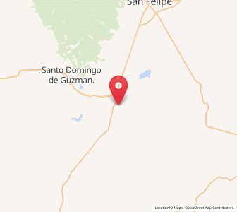 Map of Cantera Sur, Guanajuato