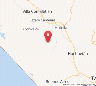 Map of Cantón Rancho Nuevo, Chiapas