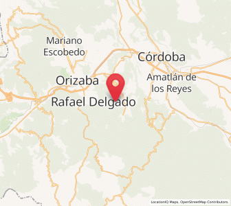Map of Capoluca, Veracruz