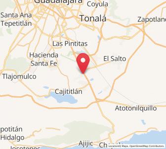 Map of Capulín, Jalisco