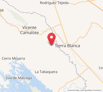 Map of Carbonera, Oaxaca
