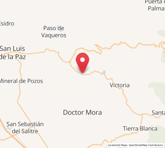 Map of Carmen, Guanajuato