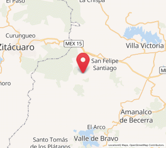 Map of Casa Blanca, México