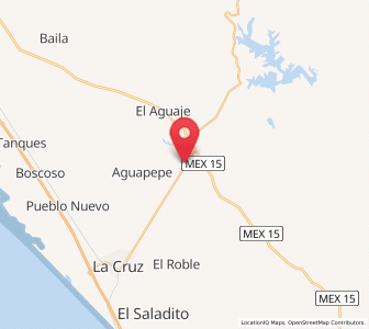 Map of Casas Viejas, Sinaloa