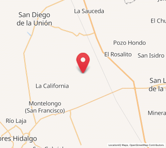 Map of Catalán del Refugio (Catalanes), Guanajuato