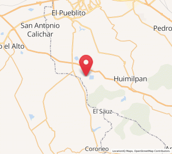 Map of Ceja de Bravo, Querétaro