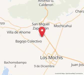 Map of CERESO Nuevo, Sinaloa
