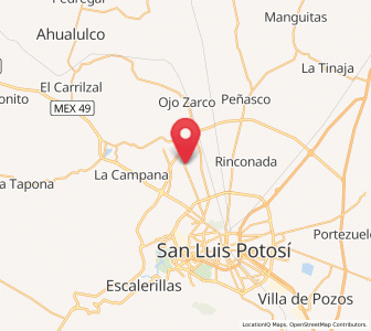 Map of Cerrito de Maravillas, San Luis Potosí