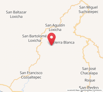 Map of Cerro Cantor, Oaxaca
