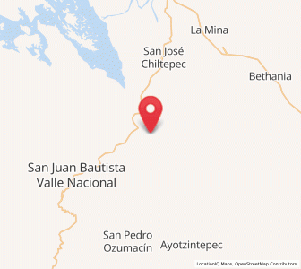 Map of Cerro Concha, Oaxaca