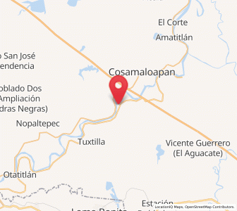 Map of Chacaltianguis, Veracruz