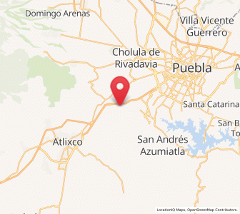 Map of Chalchihuapan, Puebla