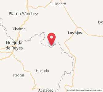 Map of Chapopote Chico, Veracruz