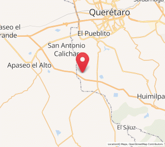 Map of Charco Blanco, Querétaro