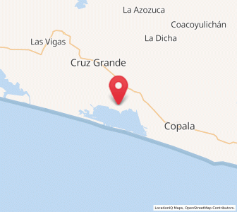 Map of Chautengo, Guerrero