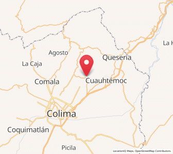 Map of Chiapa, Colima