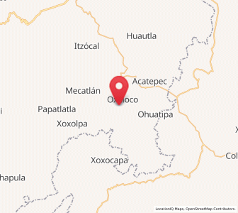 Map of Chiatitla, Hidalgo