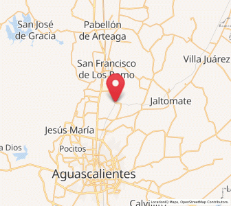 Map of Chicalote, Aguascalientes