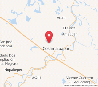 Map of Chicalpextle, Veracruz