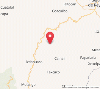 Map of Chichatla, Hidalgo