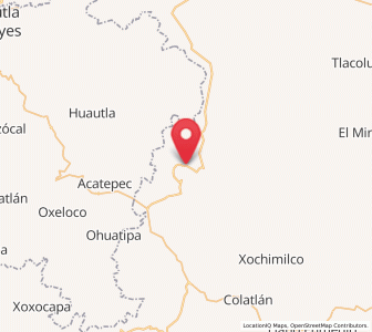 Map of Chicontepec, Veracruz