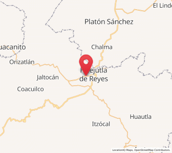 Map of Chililico, Hidalgo