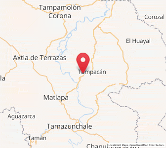 Map of Chililillo, San Luis Potosí