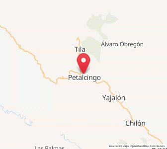 Map of Chilón, Chiapas
