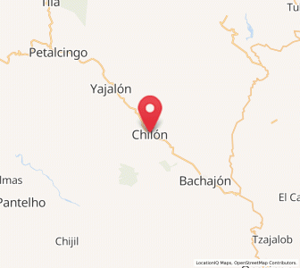 Map of Chilón, Chiapas