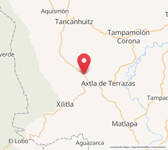 Map of Chimalaco, San Luis Potosí