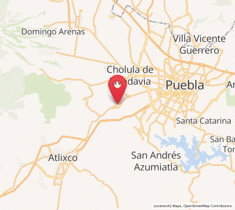 Map of Chipilo de Francisco Javier Mina, Puebla