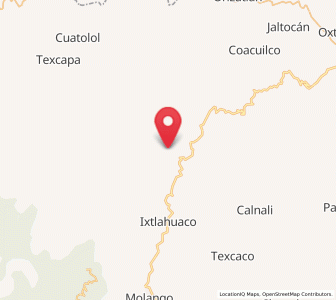 Map of Chipoco, Hidalgo