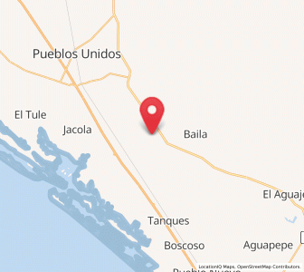Map of Chiqueritos, Sinaloa