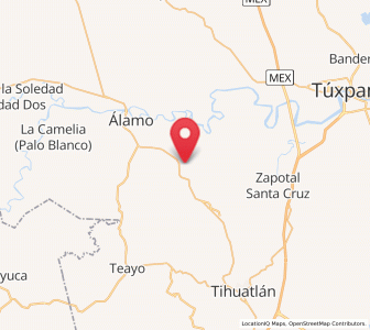 Map of Citlaltépetl, Veracruz
