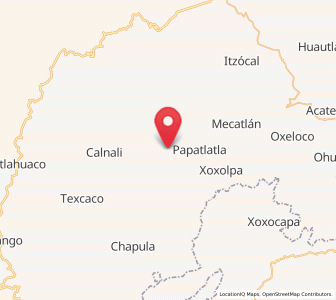 Map of Coamitla, Hidalgo