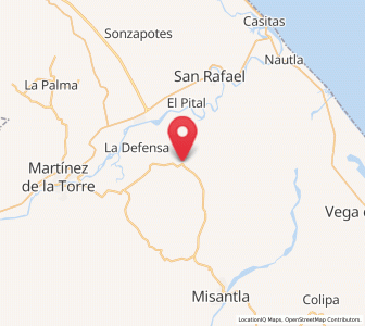 Map of Coapeche, Veracruz
