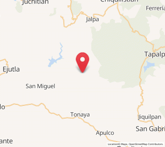 Map of Coatlancillo, Jalisco