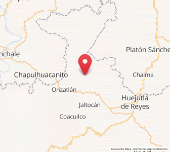 Map of Cochiscuatitla, Hidalgo