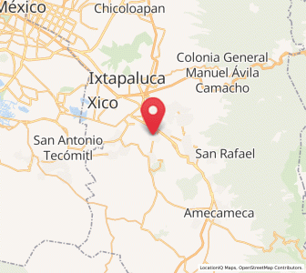 Map of Cocotitlán, México