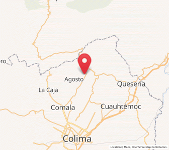Map of Cofradía de Suchitlán, Colima