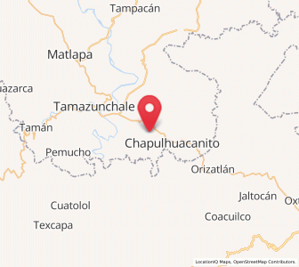 Map of Cojolapa, San Luis Potosí