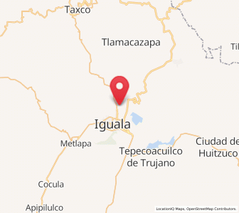 Map of Colonia 15 de Septiembre, Guerrero