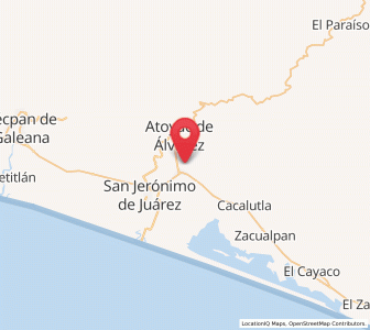 Map of Colonia 2 de Diciembre de 1974, Guerrero